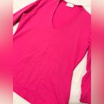 Vibrant Pink Long Sleeve V Photo 2