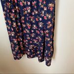Wanderlux Dress Floral Print Sleeveless Casual Navy Blue Blue Size M Photo 1