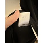 Loft EUC $98 Ann Taylor Petites Bow Shoulder V Neck Pleated Black Dress Size 4P Photo 8