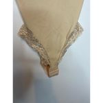 Body Beautiful Womens Size Small Shapewear Bodysuit Tan Nude Lace Adjustable NWT Photo 3