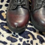 SO  black & burgundy ombre combat boots Photo 9