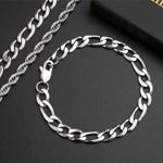 316L Stainless Steel Mens Chain Bracelets, 18K Gold Fashion Sturdy Metal Link Photo 1