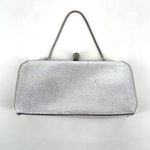 Vintage Rulo Creations Women's Shimmer Clutch Handbag Evening Bag Silver Small Photo 2