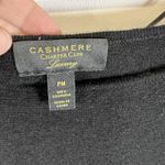 Charter Club Luxury 100% Cashmere Sweater Women PM Black Pullover Preppy Soft Photo 3