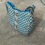 Vera Bradley  Riviera Blue Adjustable Strap On The Go Crossbody Purse Bag Photo 3