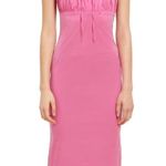 Opening Ceremony  ruched midi bodycon dress pink Photo 10