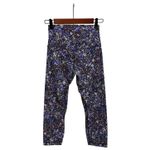 Lululemon Align High Rise Crop Leggings Black Floral Burst Athletic Pants Size 6 Photo 1