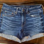 American Eagle Dark Wash Jean Short Photo 0