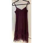 Esprit Vintage Y2K 90s Midi Silk Tiered Ruffle Dress Photo 3