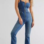 Free People 2nd Ave One Piece Denim Jumpsuit Photo 0