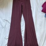 Aerie  Maroon Flare Leggings Photo 0