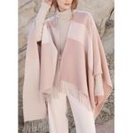 SOIA & KYO  Woven Scarfigan with Fringe Scarf Shawl Wrap Cardigan Photo 5