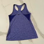 Nike  Dri-Fit Racerback Athletic Tank Top Womens Small Heather Purple Performance Photo 5