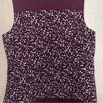 Chico's Weekends by 1 Medium Full Zip Vest Jacket Burgundy Sleeveless Photo 8