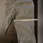 Retro Vixen by Micheline Pitt Black and White Gingham Cigarette Pants Sz L (alte Size L Photo 4