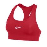 Nike NEW  Red Medium Support Non Padded Swoosh 2.0 Sports Bra Size Large Photo 0