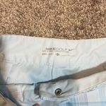 Nike  Golf Skirt Size 2 Light Blue Plaid Lined Skort Dri-Fit Stretch Tech Fabric Photo 3