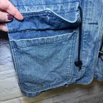 Rode Walker Vintage Chore Barn Field Coat Blue Denim Jacket Men's Medium USA Photo 4