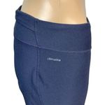 Adidas  Womens Crop Capri Pants Athletic Sporty Yoga Blue Steel Gray Small Photo 8