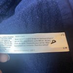 Eileen Fisher Blazer Organic Cotton Blue Textured Mandarin Collar Jacket Large Photo 8