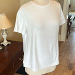 Vintage White Cotton Knit Short Sleeve Photo 1