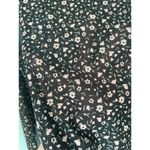 Forever 21  black floral sheer Mock neck bodysuit Size Small Photo 1