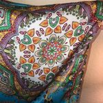 Ivy Jane Green Silky Feel Kimono/Scarf Blouse with Drawstring Blouse Size M Photo 5