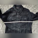 Diane Gilman Black Denim stylish Jacket🌹 Photo 7