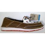 New NWT Womens Caramel With Ariat Mexico Print Cruiser Loafer Brown Flag Photo 5