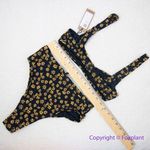 Thrills New! Set! Free People x ‎ black daisy high waist bikini, US size S Photo 9