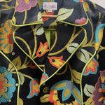 Bright Floral Women's Peacoat Black Size XL Photo 1