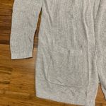 Sundance Open Front Cardigan Women Small Petite Gray Knit Sweater Pockets Casual Photo 1