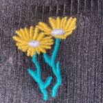 Caution to the Wind ✨ Sunflower Embroidered Crop Tank Top✨ Photo 6