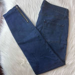 Ann Taylor  Denim Ankle Zip Skinny Jeans Size 2 Photo 0