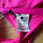 Shade & Shore  Women's Hot Pink Strappy Halter Bikini Top - Size Medium - NWT Photo 1