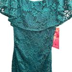 Emerald Sundae Green Lace Floral Dress Size XS Photo 2