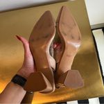 ZARA Tan Neutral Clear Slingback Heels Size 9 Minimalist Photo 9