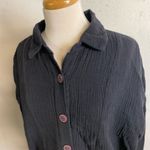 Free People #142  Oversized Sun Streaks Shirt Jacket Photo 6