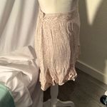 Sim & Sam NEW WITH TAGS Peach & Grey Leopard Print. Summer Fun Skirt. 16” Long Photo 2