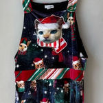 Christmas Cat Jumpsuit Eyeshadow Medium Green Photo 0