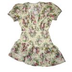 Love Shack Fancy NWT Keelin Mini in Shining Gemstone Floral Cotton Dress XL Photo 0