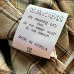 Haleine Beige Multi Plaid Long Sleeve 2 Button Front Oversized Wool Blazer Size undefined Photo 9