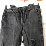 Ymi  Denim Black Cargo Style Distressed Jeans Black Photo 1