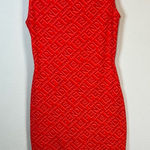 Skims X Fendi Women's Sleeveless Mid Thigh Bodysuit Georgia Orange Stretch Sz XS Photo 0