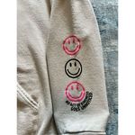 Beige It Costs $0 To Be A Good Person Hooded Sweatshirt Women's Large Photo 3