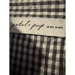 Petal and Pup  Daria Gingham Mini Dress - Black - M/L Photo 4