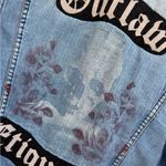 Juicy Couture 🥳 Outlaw Etiquette Blue Denim Jacket XL Photo 2