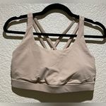 Lululemon  Energy Sports Bra Tan Color Size 10 Padded Photo 3
