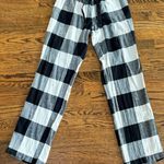 Old Navy black and white plaid pajama pants Photo 0