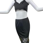 Women's Top and Skirt Dress Black Photo 1